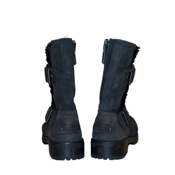 NWOT UGG Niels II Shearling Lined Dark Grey Waterproof Winter Boots Size‎ 6