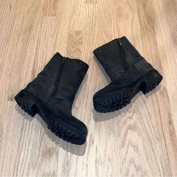 NWOT UGG Niels II Shearling Lined Dark Grey Waterproof Winter Boots Size‎ 6