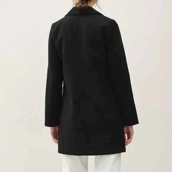 NWT Be Cool Black Single Button Preppy Long Sleeve Blazer Coat with Pockets