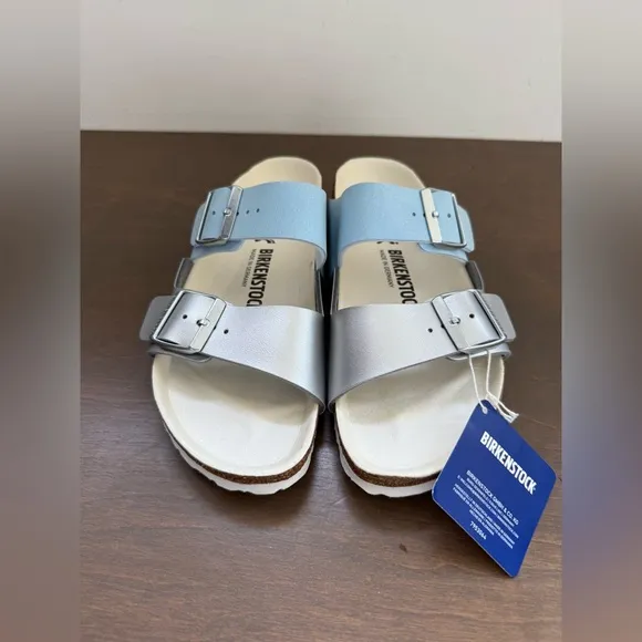 NWT Birkenstock Arizona Split Birko-Flor Sandals •39