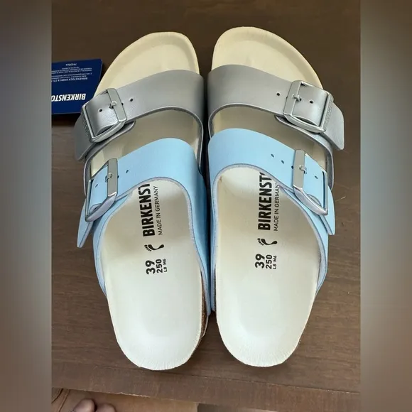 NWT Birkenstock Arizona Split Birko-Flor Sandals •39