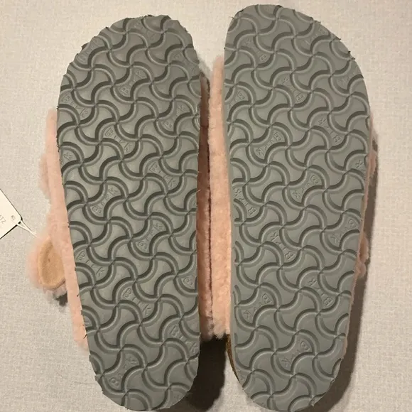 NWT Birkenstock Papilio Arizona Big Buckle Shearling Sandals Size US 9/EU 40
