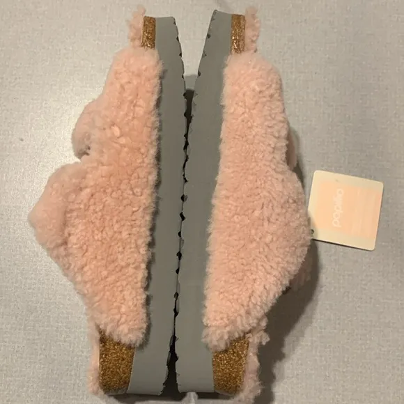 NWT Birkenstock Papilio Arizona Big Buckle Shearling Sandals Size US 9/EU 40