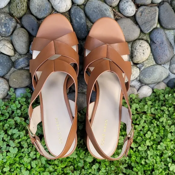 NWT Cole Haan Jamie Stacked Heel Sandals