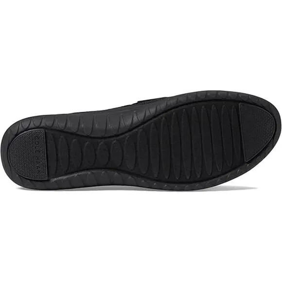 NWT Cole Haan Women's Zerogrand Meritt Stitchlite Loafer,Black Knit-Size 7