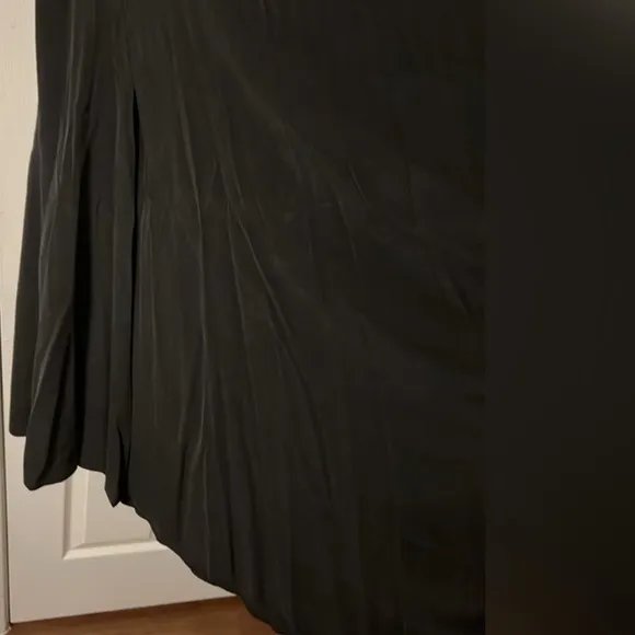 NWT Cuyana Washable Silk Maxi Skirt, Black, Small