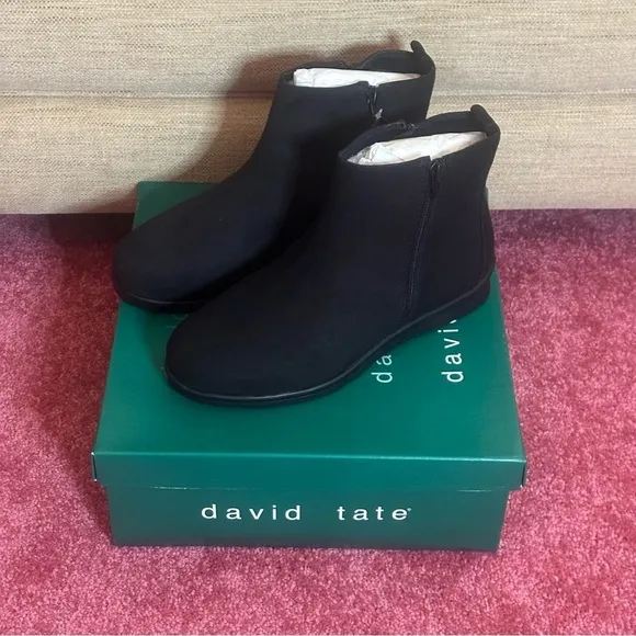 🥾NWT David Tate Waterproof Nubuck/Leather Caddy Boots