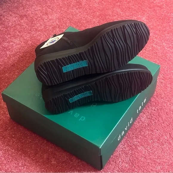 🥾NWT David Tate Waterproof Nubuck/Leather Caddy Boots