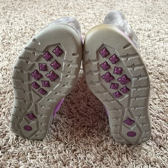 NWT Girl’s Timberland Purple Splash Blaster Boots Size 4.5