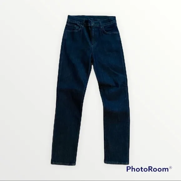 NWT GOLDSIGN x REVOLVE Semi Fit High Rise Slim Straight Jean, Size 24
