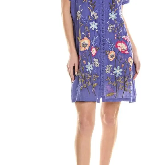 NWT Johnny Was Nila Purple Dress