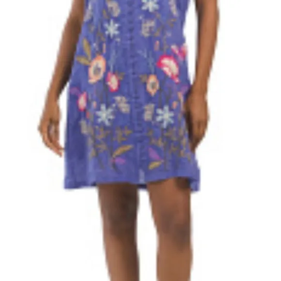 NWT Johnny Was Nila Purple Dress