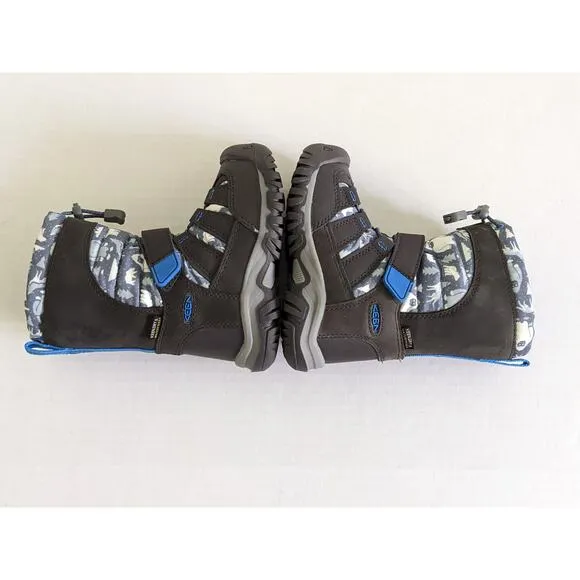 NWT Keen Winterport Neo DT Waterproof Boot Size 8 Steel Gray Brilliant Blue