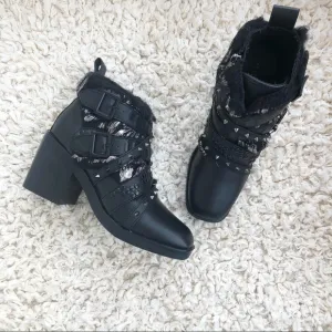 NWT Kelsi Dagger Brooklyn Wallace black boots