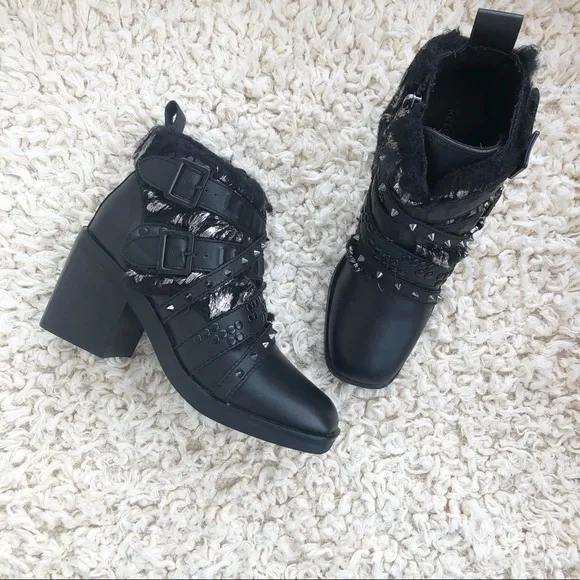 NWT Kelsi Dagger Brooklyn Wallace black boots