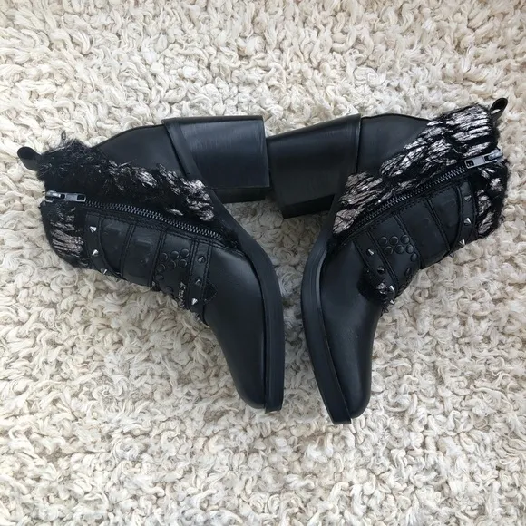 NWT Kelsi Dagger Brooklyn Wallace black boots