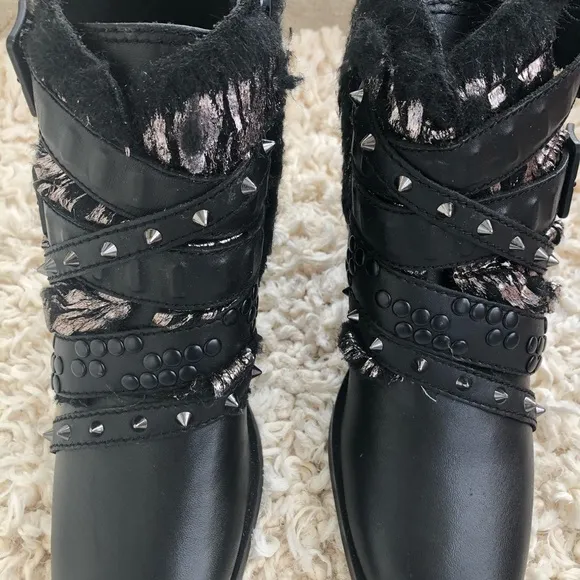 NWT Kelsi Dagger Brooklyn Wallace black boots