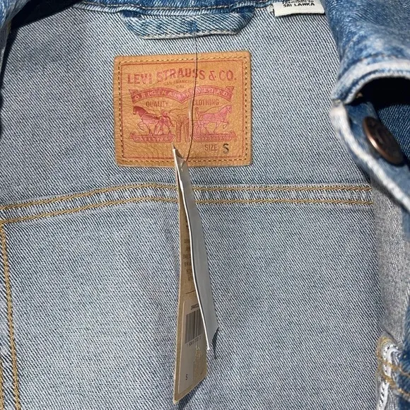NWT LEVI'S Original Trucker Jean Jacket Size Small