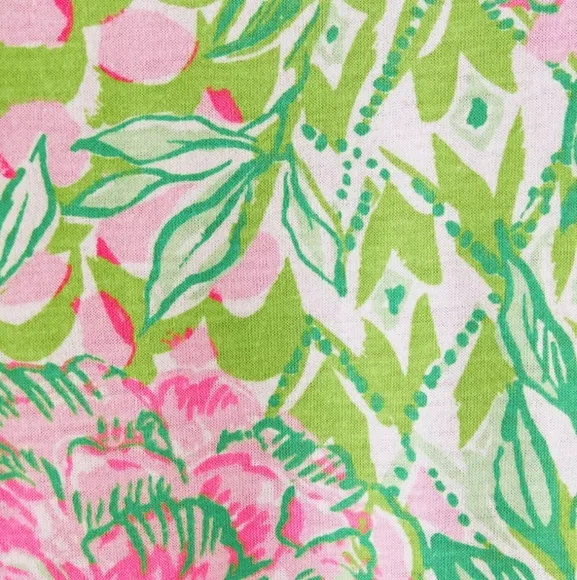 NWT Lilly Pulitzer Cody Short Sleeve Dress Color: Fauna Green Lime Feeling Good