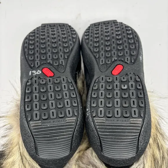 NWT Oscar Sport Tall Faux-Fur Boots Black Winter Boots Size 40