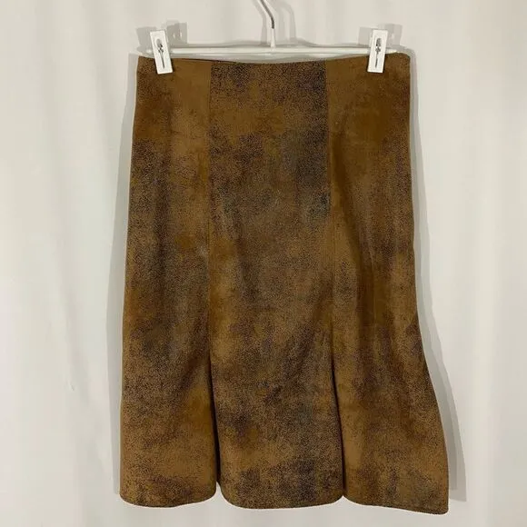 NWT Ranch Wear Faux Leather Skirt