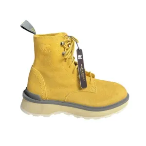NWT Sorel Hi-Line Lace Boots Geo Yellow 5
