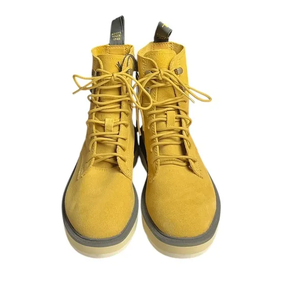 NWT Sorel Hi-Line Lace Boots Geo Yellow 5