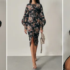 NWT Wiltshire Floral Denim Dresss
