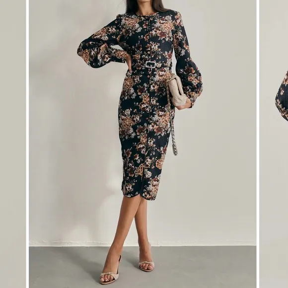 NWT Wiltshire Floral Denim Dresss