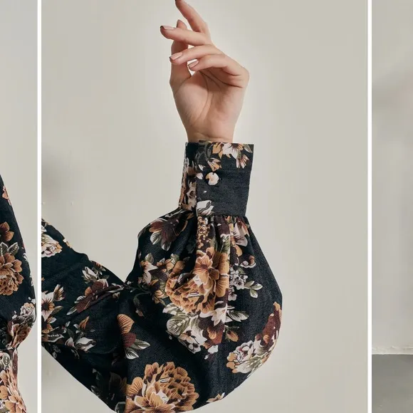 NWT Wiltshire Floral Denim Dresss