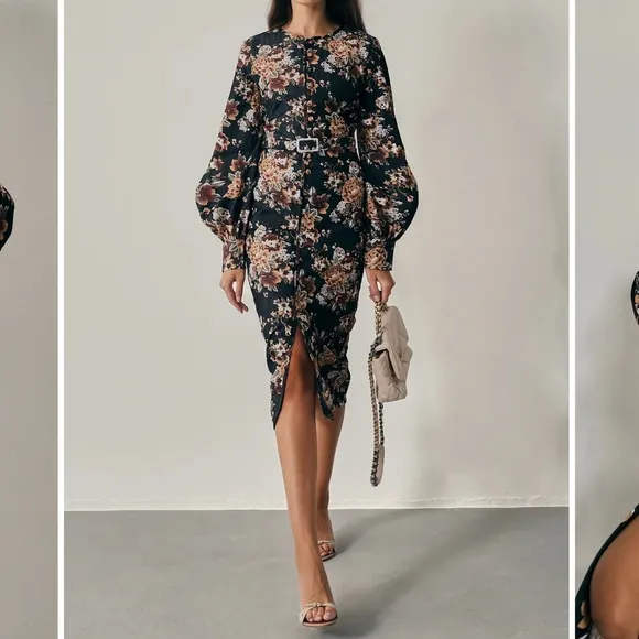 NWT Wiltshire Floral Denim Dresss