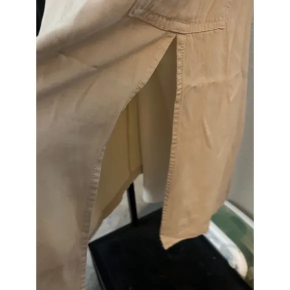 NWT women’s kacki tensil maxi skirt brown by nostalgia