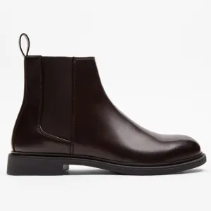 NWT Zara Man Dark Brown Chelsea Ankle Boots US Size 11