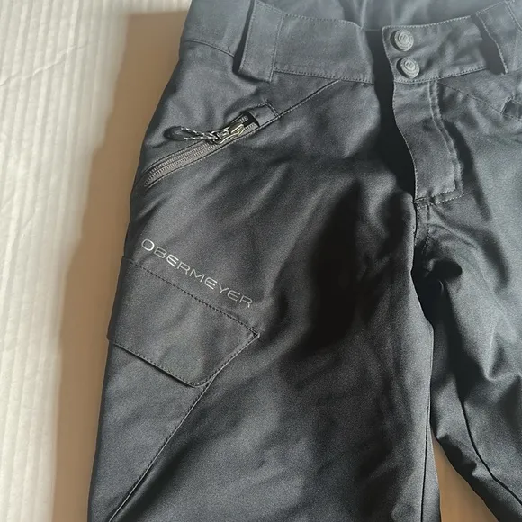 Obermeyer Boys Ski Black Pants Size big boys S