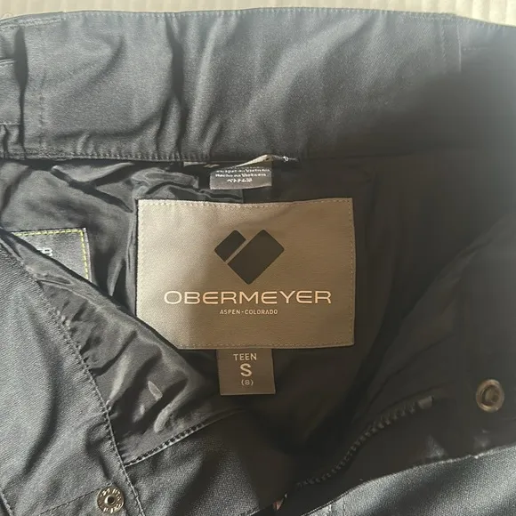 Obermeyer Boys Ski Black Pants Size big boys S