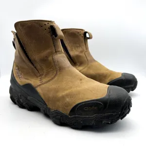 Oboz Big Sky Mid Brown Insulated Waterproof Outdoor Hiking Boots Men's Size 9