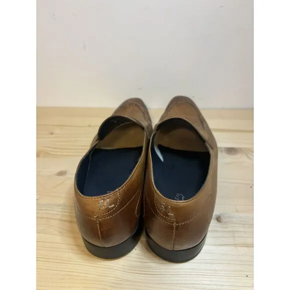 Oliver Sweeney Italy Mens Sz 11 Imola Brown‎ Leather Loafers Shoes H13