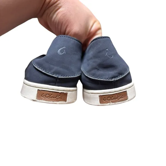 Olukai Lae‘ahi Men’s Breathable Slip-On Shoes Blue Size 11