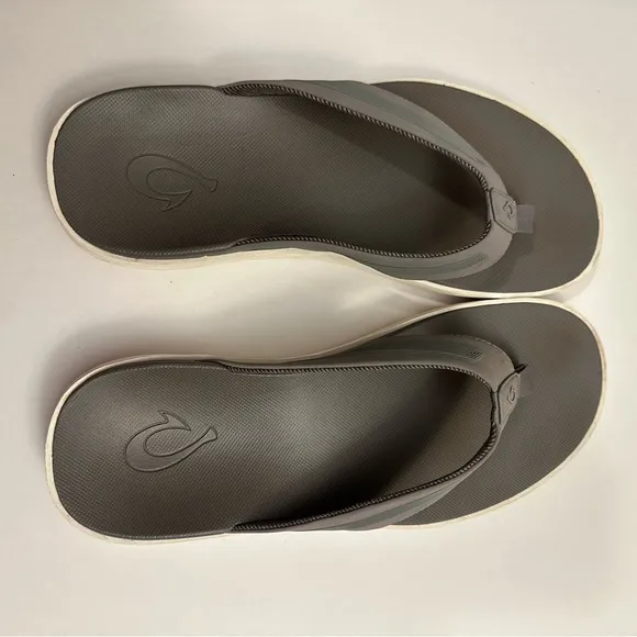 OluKai Leeward Men's Beach Flip Flop Sandals Size 12