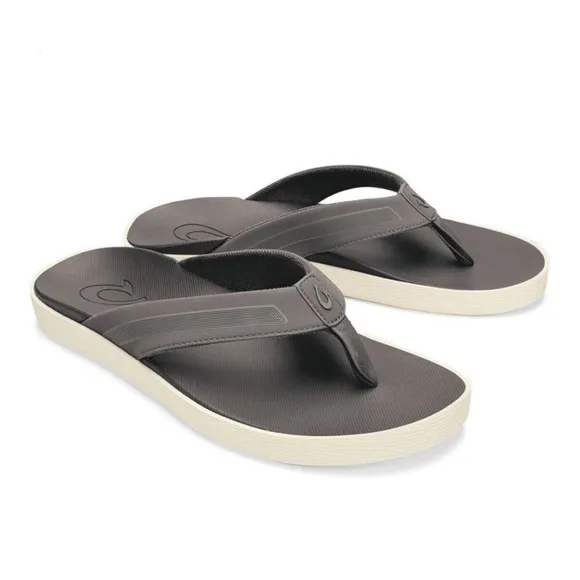 OluKai Leeward Men's Beach Flip Flop Sandals Size 12