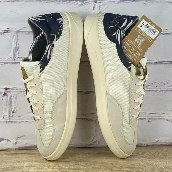 Olukai Punini Court Shoes Men's Size 12 Suede Casual Sneakers Off White NEW