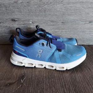 On Cloud Sky Running Athletic Shoes Sneakers Youth Big Kids Size 4 Blue