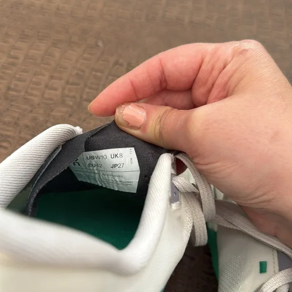 On Running Cloudmonster Women’s Size 10 White Green Cushioned Running Shoes