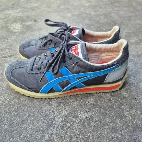 Onitsuka Tiger California 78 Vin Sneakers Men's US Size 4 Shoes Gray Blue Japan