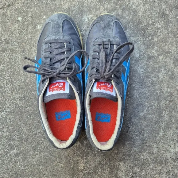 Onitsuka Tiger California 78 Vin Sneakers Men's US Size 4 Shoes Gray Blue Japan