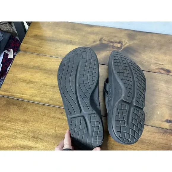 Oofos Ooriginal Unisex Recovery Flip Flop Sandals Mens 10 Womens 12 Matte Black