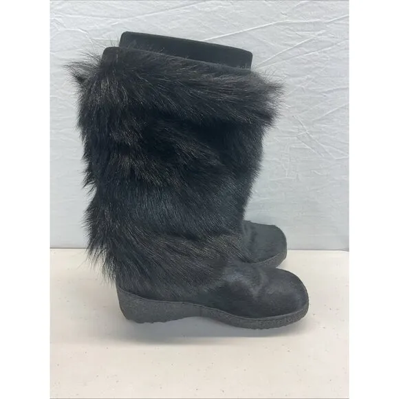 oscar sport fur boots Black Size 8 Women’s 38