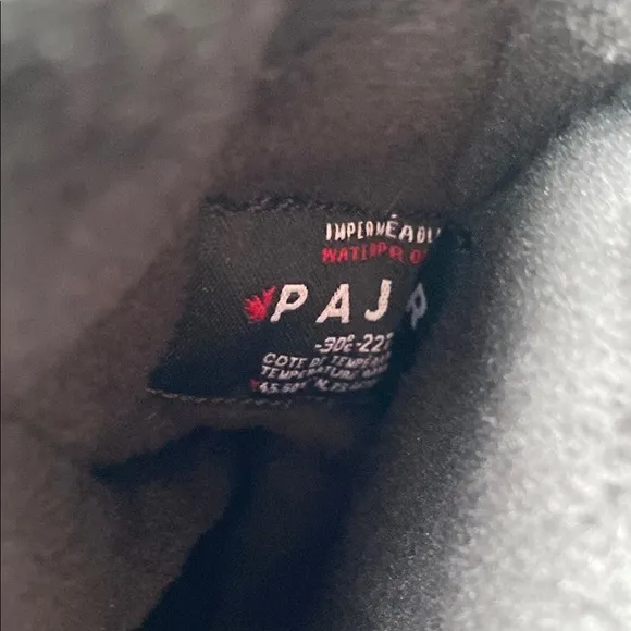 Pajar Size 10 Black Winter Boots
