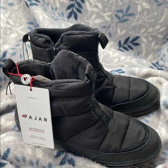 Pajar Size 10 Black Winter Boots