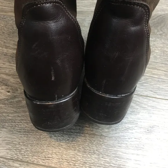 PAJAR Vintage Brown Suede/Leather Riding Boots